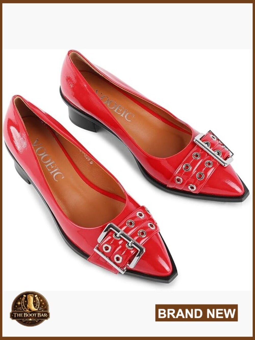 Chunky Low Block Heels Mary Jane Pumps Comfortable Pointed Toe Work Shoes
